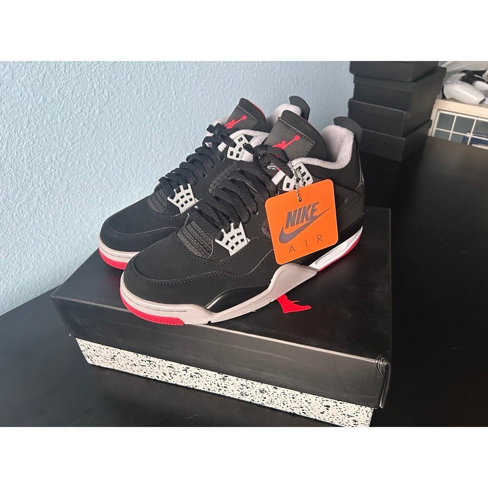 Jordan 4 retro bred 2019 DS Red/Black